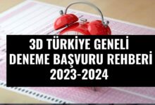 3D Türkiye Geneli Deneme Başvuru