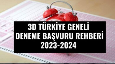 3D Türkiye Geneli Deneme Başvuru