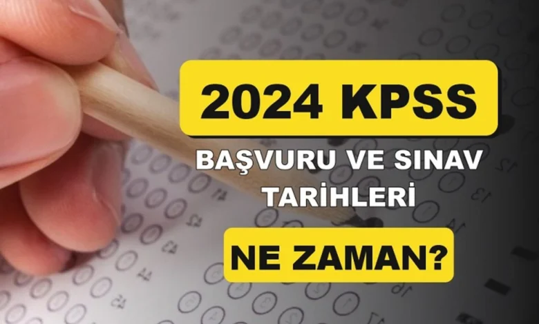 KPSS 2024 Başvuru Takvimi