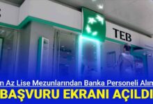 TEB Bankası İş Başvurusu 2024