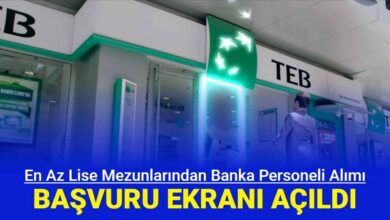 TEB Bankası İş Başvurusu 2024