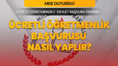 Ücretli Öğretmenlik Başvurusu