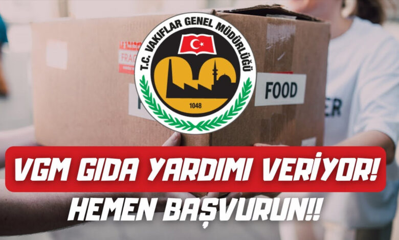 Vakıflar Genel Müdürlüğü Aşevi ve Kuru Gıda Hizmeti