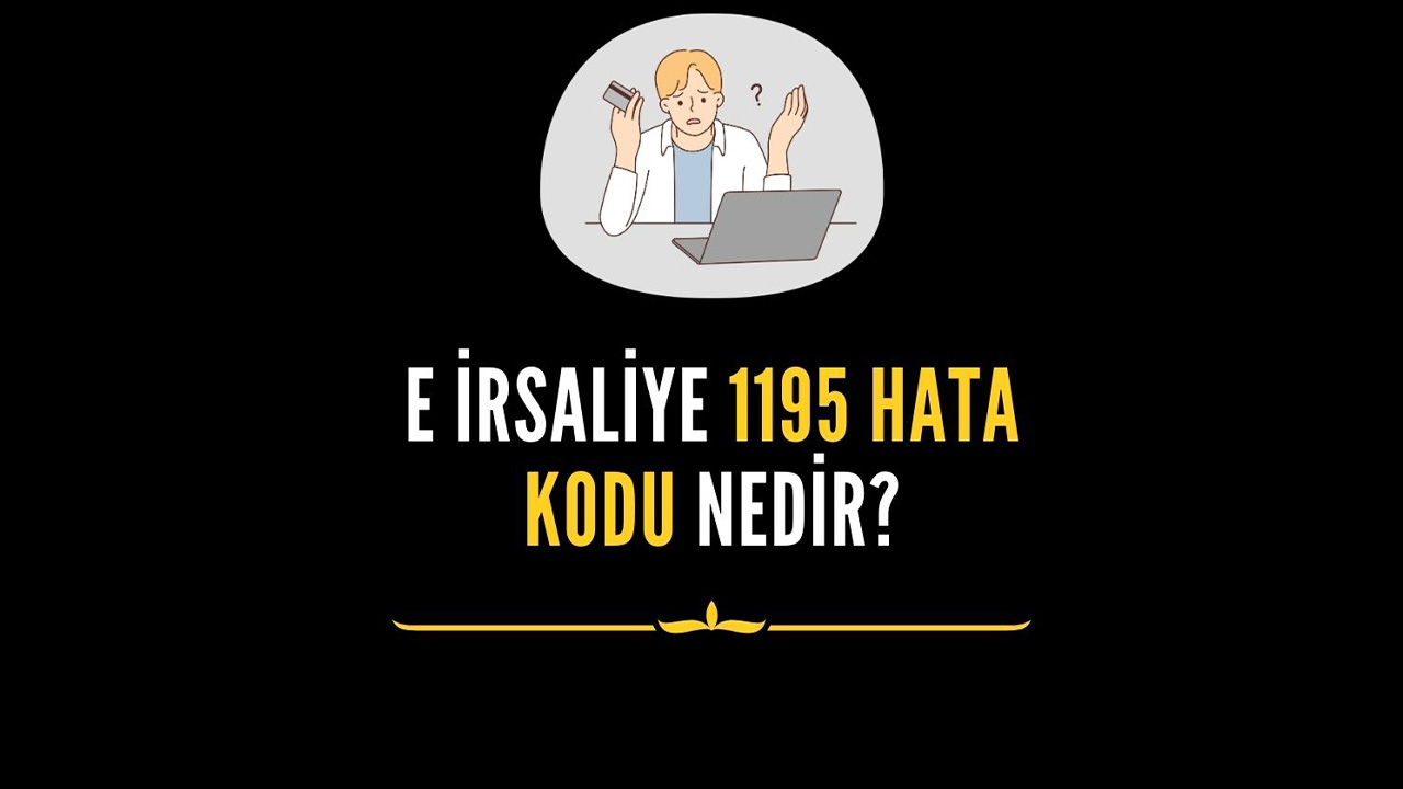 E İrsaliye 1195 Hata Kodu