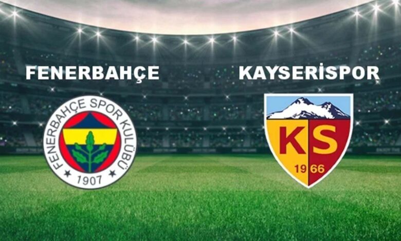 Fenerbahçe - Kayserispor maçı-2