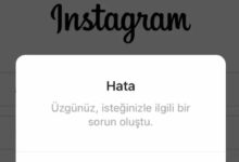 İnstagram Neden Hata Veriyor