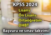 KPSS lisans başvuruları