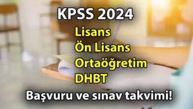 KPSS lisans başvuruları