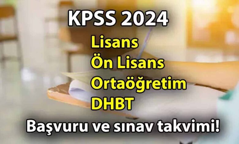 KPSS lisans başvuruları