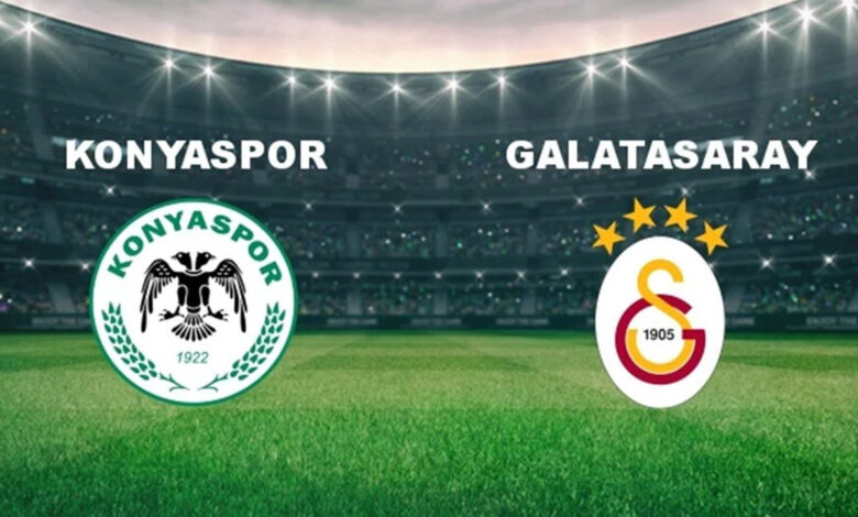 konyaspor - galatasaray maçı