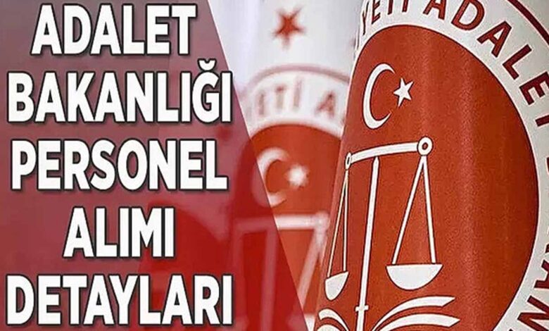 Adalet Bakanlığı Personel Alımı 2024