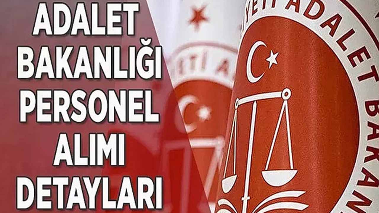 Adalet Bakanlığı Personel Alımı 2024