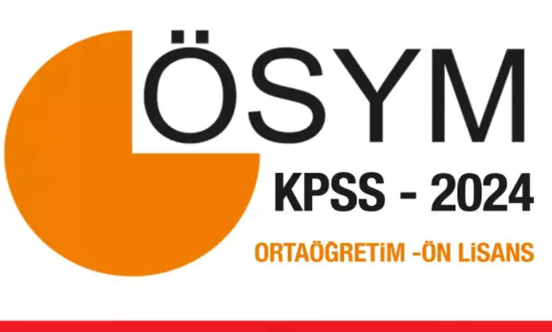 KPSS 2024 Ortaöğretim Başvuru Yap