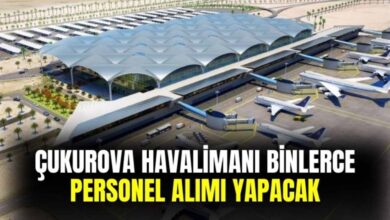 Çukurova Havalimanı personel alımı