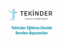 TEKİNDER Burs Başvurusu