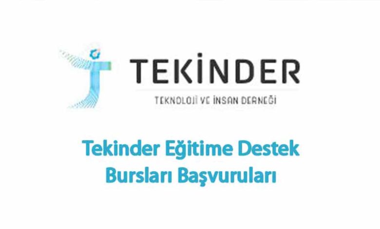 TEKİNDER Burs Başvurusu