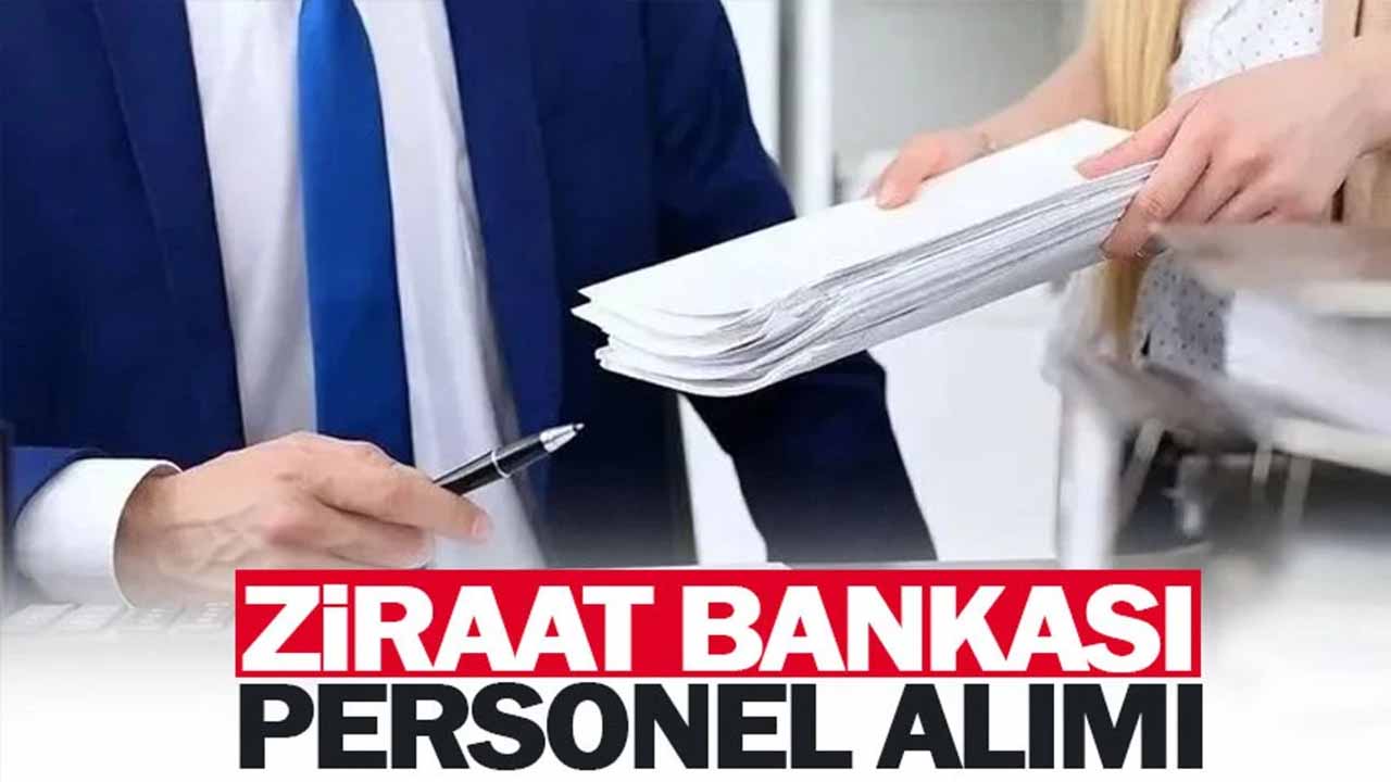 Ziraat bankası personel başvurusu