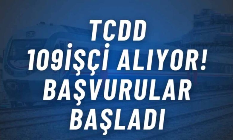 TCDD'den Yeni İstihdam Fırsatı