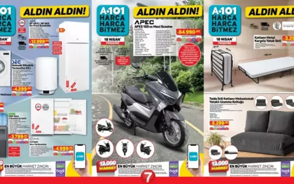 A101 İndirim Günleri Başlıyor: Maxi Scooters ve Daha Fazlası Şok Fiyatlarla!