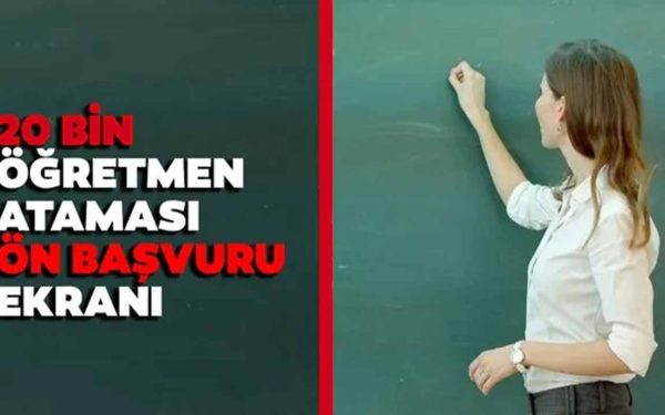 MEB İlk Atama Ön Başvuru Ekranı! MEB ile 20 Bin Öğretmen Ataması Başvuru Şartları Neler?