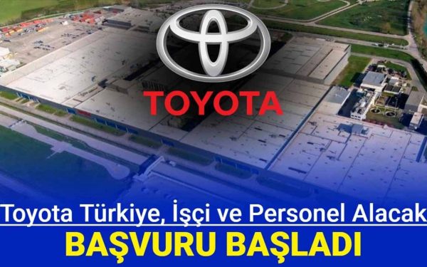 Toyota İş Başvuru Formu! 2024